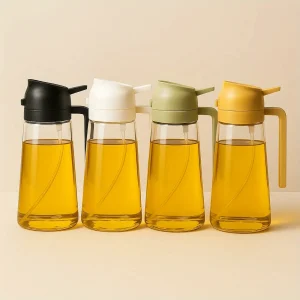 4-Pack Glass Oil Spray Bottles
